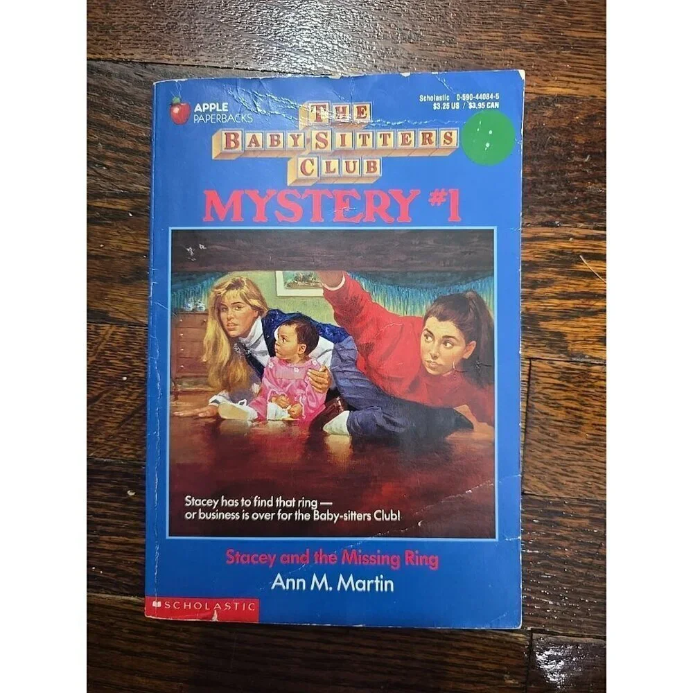 The Babysitter’s Club Mystery #1 Stacy And The Missing Ring By Ann Martin. Vtg
